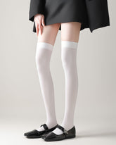 Women Over Knee Socks Italian Craft Elastic Versatile Classic